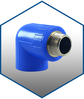 Phụ tùng co ren ngoài PP-R