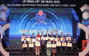 Đề tài "Nghiên cứu chế tạo bộ điều khiển áp lực thông minh" của HueWACO vinh dự đạt Giải Khuyến khích Hội thi Sáng tạo Kỹ thuật toàn quốc lần thứ 17 (2022-2023).