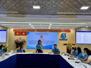 Công đoàn Sawaco tổ chức Hội nghị về công tác thương lượng, ký kết, chấm điểm Thỏa ước lao động tập thể- Ảnh 1.