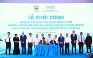 Khởi công Giai đoạn 1 Dự án đầu tư xây dựng hệ thống cấp nước Xuân Mai- Ảnh 1.