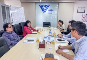 Lãnh đạo Hội Cấp Thoát nước Việt Nam tiếp đón Cục Cấp Thoát nước Thành phố Kitakyushu (Nhật Bản)- Ảnh 1.