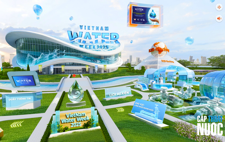 Triển lãm trực tuyến Vietnam Water Week 2025 mở ra cơ hội kết nối giao thương xuyên biên giới, không giới hạn về thời gian và không gian.