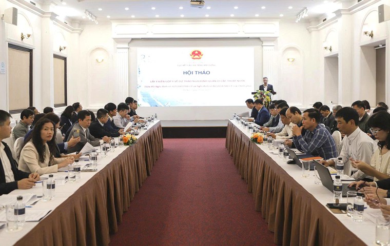 Cục Kết cấu hạ tầng xây dựng, Bộ Xây dựng tổ chức Hội thảo Lấy ý kiến góp ý về Dự thảo Nghị định Quản lý Cấp, Thoát nước (sửa đổi Nghị định số 117/2007/NĐ-CP và Nghị định số 80/2014/NĐ-CP của Chính Phủ).