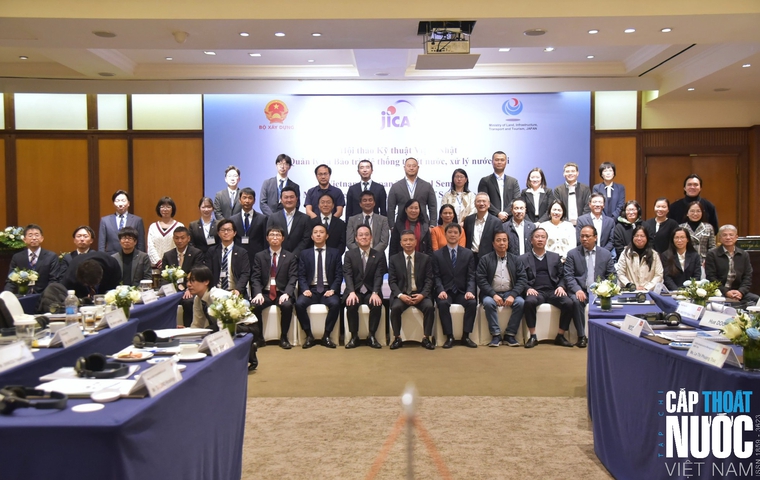 Hội thảo Kỹ thuật Việt – Nhật về quản lý và bảo trì hệ thống thoát nước, xử lý nước thải.