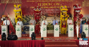 Khởi công Bờ kè sông Long Hồ thuộc dự án chống ngập hơn 4.000 tỷ đồng - Ảnh 1.