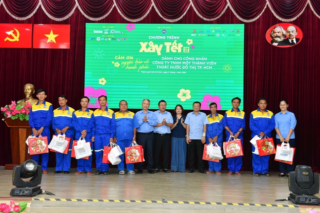 "Xây Tết 2026" gửi sự tri ân tới công nhân thoát nước đô thị - Ảnh 1.