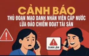 Hãy cảnh giác với tình trạng giả danh nhân viên cấp nước để lừa đảo. Ảnh minh họa