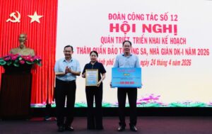 SAWACO vừa trao 500 triệu đồng ủng hộ thông qua Mặt trận Tổ quốc Việt Nam Thành phố Hồ Chí Minh, nhằm gửi đến cán bộ, chiến sĩ đang làm nhiệm vụ tại nhà dàn DK1.