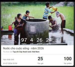 Cuộc thi ảnh “Nước cho cuộc sống": Truyền cảm hứng từ 100 khung hình đầu tiên - Ảnh 1.