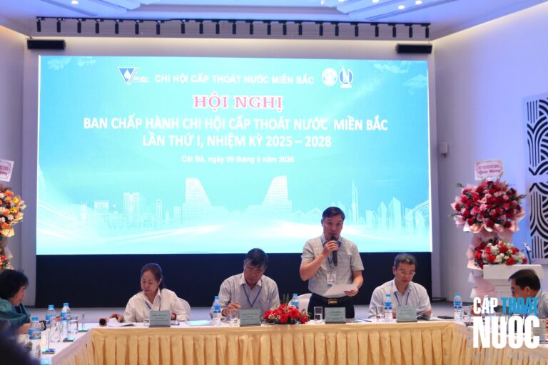 Hội nghị BCH Chi hội Cấp Thoát nước miền Bắc: Kiến tạo tiếng nói chung cho ngành hạ tầng thiết yếu - Ảnh 1.