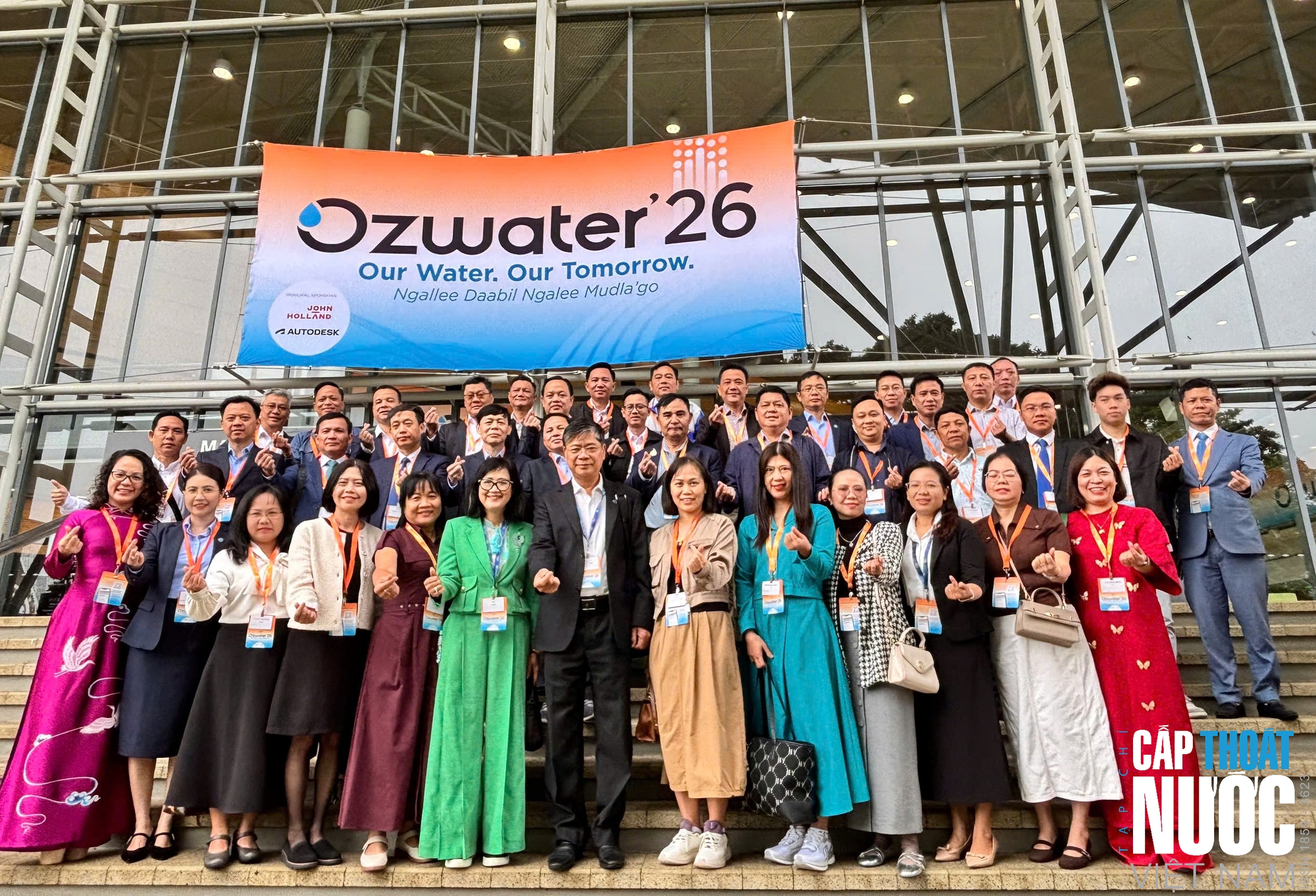 Ozwater’26: VWSA tăng cường kết nối quốc tế, học hỏi kinh nghiệm chuyển đổi ngành Nước- Ảnh 1.