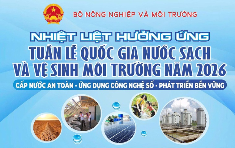 Các địa phương hưởng ứng nồng nhiệt Tuần lễ Quốc gia nước sạch và vệ sinh môi trường 2026. Ảnh minh hoạ. Các địa phương hưởng ứng nồng nhiệt Tuần lễ Quốc gia nước sạch và vệ sinh môi trường 2026. Ảnh minh hoạ.