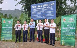Nhựa Tiền phong khánh thành Cầu nối yêu thương số 119.