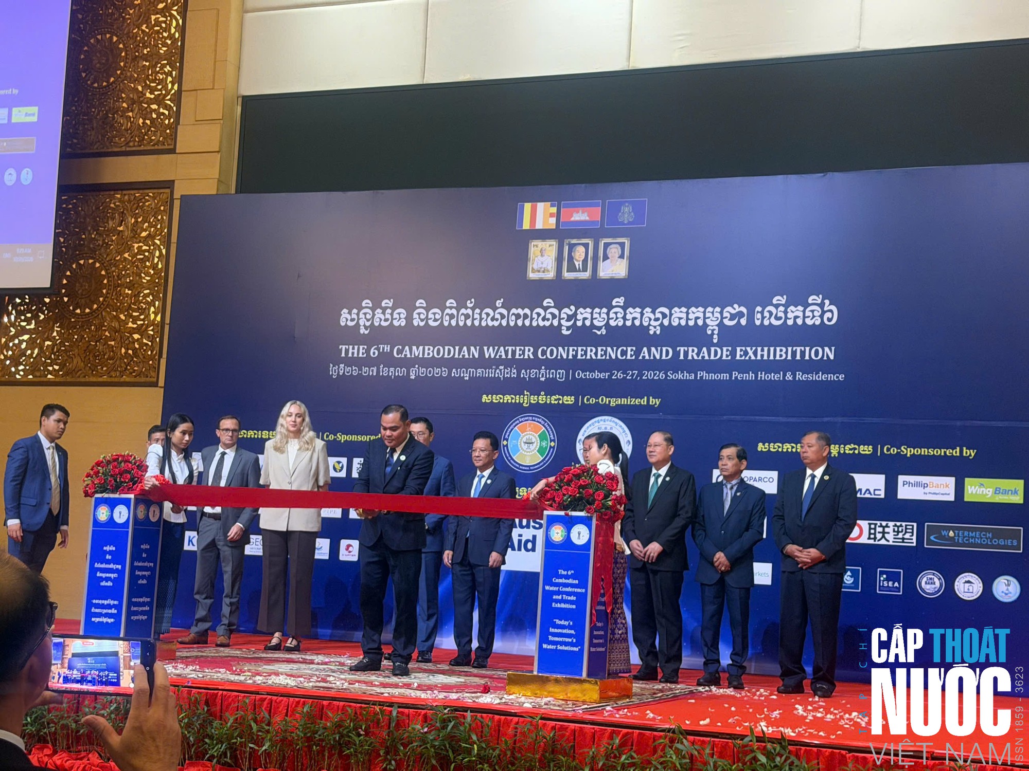 Hội nghị ngành Nước Campuchia lần thứ 6: Đổi mới công nghệ, tăng cường khả năng chống chịu - Ảnh 1.