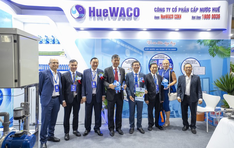 Tham gia Vietnam Water Week 2026, HueWACO tiếp tục khẳng định vai trò là một trong những đơn vị tiên phong đổi mới, chuyển đổi số trong lĩnh vực cấp nước.